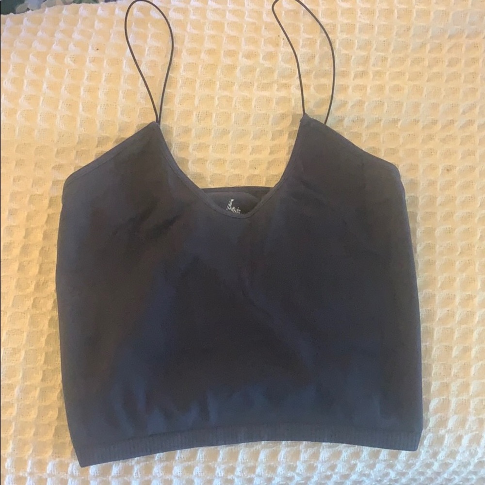 FREE PEOPLE NAVY SKINNY STRAP SEAMLESS BRAMI